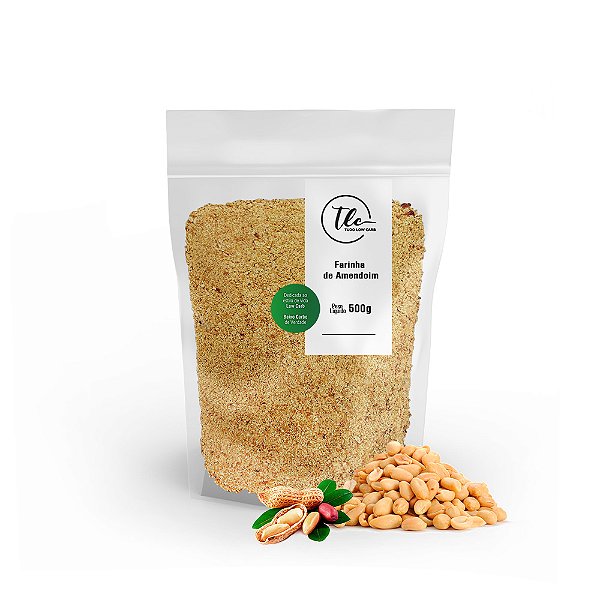Farinha de Amendoim Sem Glúten 500g TLC Tudo Low Carb