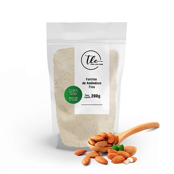 Farinha de Amêndoas Fina 500g TLC Tudo Low Carb