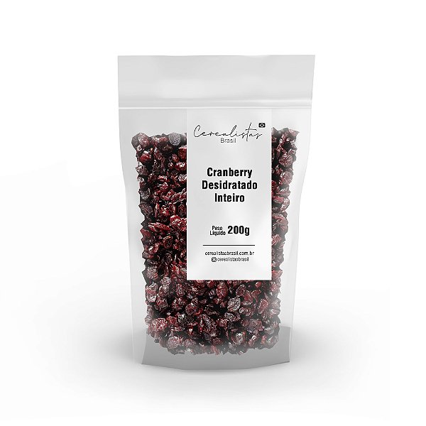 Cranberry Fruta Desidratada 200g Cerealistas Brasil