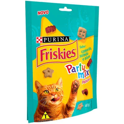 Friskies Party Mix Camarao, Salmao E Atum 40g