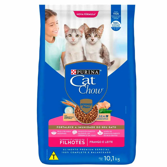 Cat Chow Filhote Frango E Leite 10,1kg