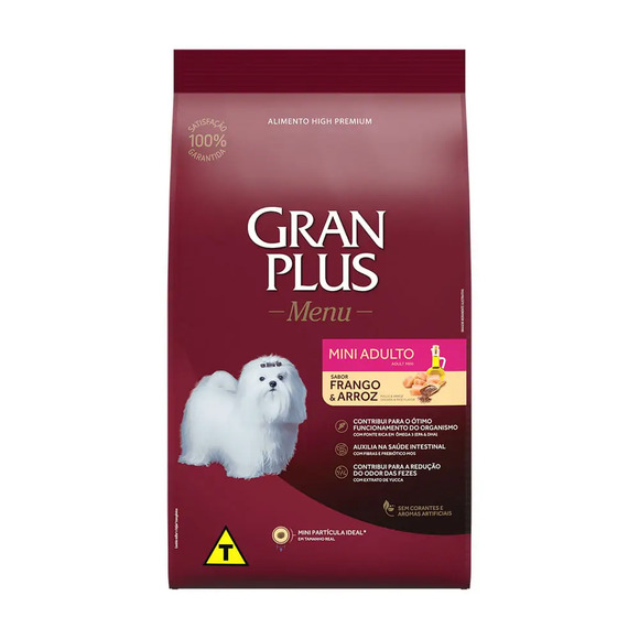 Granplus Menu Caes Adulto RaÇas Pequenas Frango E Arroz 3kg