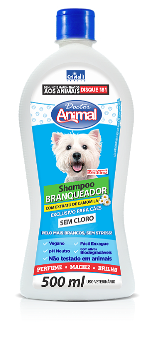 Shampoo Doctor Animal Branqueador 500ml