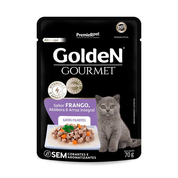Golden Gourmet Sache Gatos Fil Fran 70g