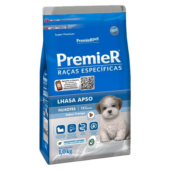 Premier RaÇas Especificas Lhasa Apso Filhote 1kg