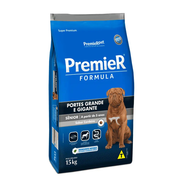 Premier Formula Caes Adulto RaÇas Grande Senior Frango 15kg