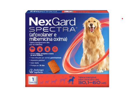 Antipulgas E Carrapatos Nexgard Spectra Gg - 30,1 Ate 60kg 1 Comp