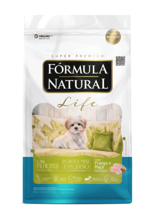 Formula Natural Life Caes Filhote Porte Mini E Pequeno 2,5kg