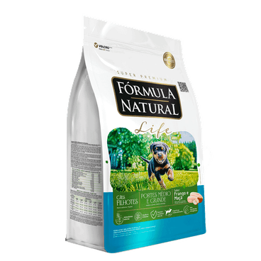 Formula Natural Caes Filhote Porte Medio E Grande 7kg