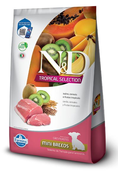 Nd Tropical Selection Caes Filhote Porte Pequenas Suino 2,5kg