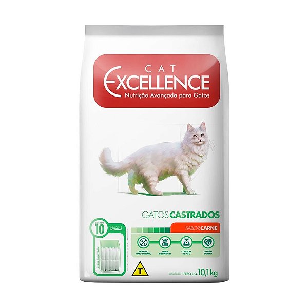 Cat Excellence Castrado Carne 10,1kg