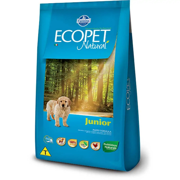 Ecopet Natural Caes Filhotes 15kg