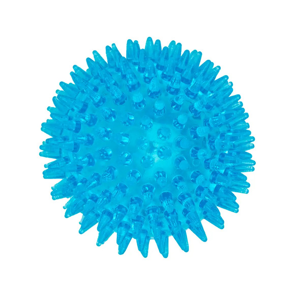 Bola Tpr Gd Azul Espinho C/ Som