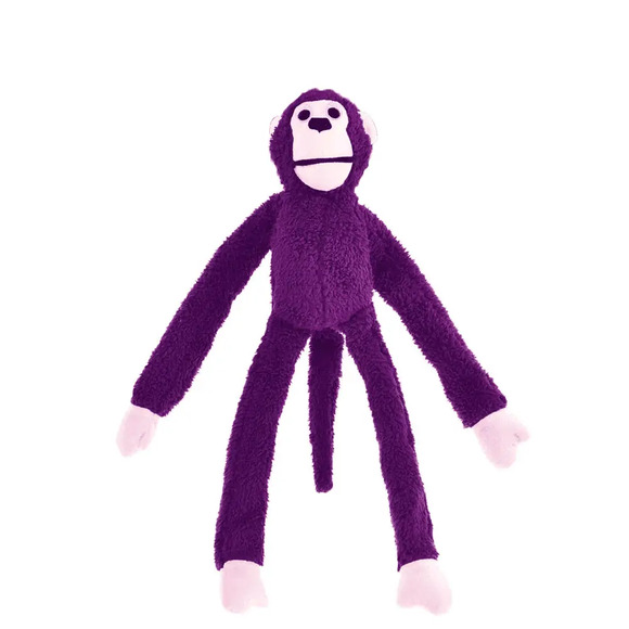 Mordedor Pelucia Macaco Limited Roxo Jambo Pet