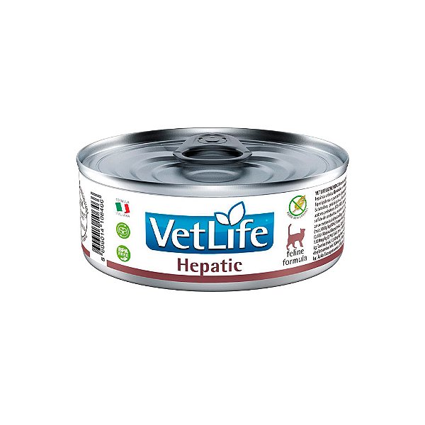 Vet Life Wet Gatos Adulto Hepatic 85g