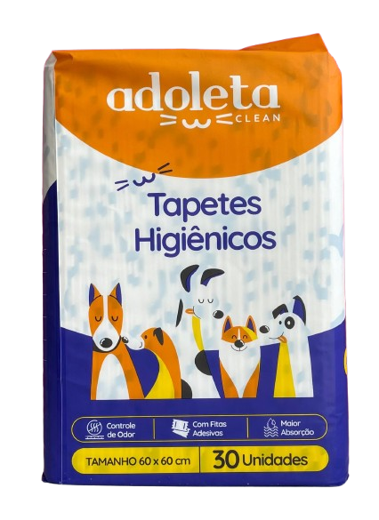 Tapete Higienico Adoleta 60x60 Cm C/ 30und