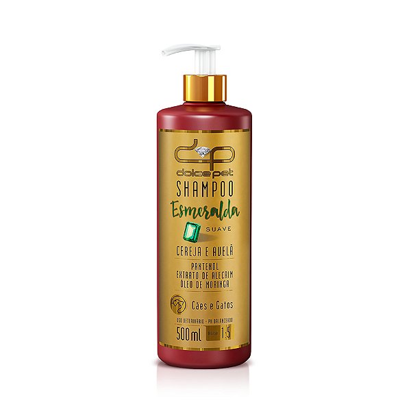 Dolce Pet Shampoo Suave Esmeralda Cereja E Avela 500ml