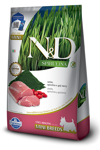 Nd Spirulina Caes Adulto RaÇas Pequenas Suino 2kg