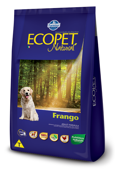 Ecopet Natural Caes Adulto Frango 20kg