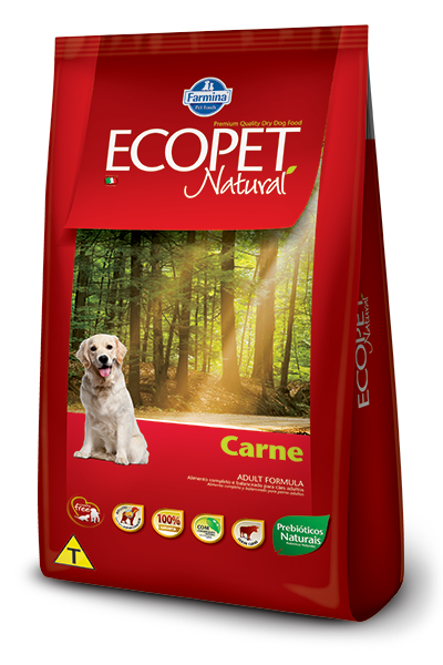 Ecopet Natural Caes Adulto Carne 15kg
