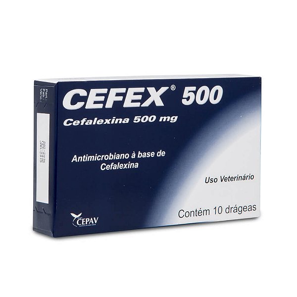 Cefex 500mg - 10drageas