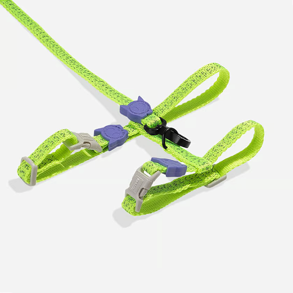 Peitoral Zee Cat C/ Guia Nox Lumen P/ Gatos