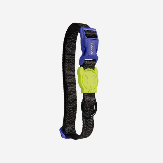 Coleira Zee Dog Nox Reflective G P/ Cao