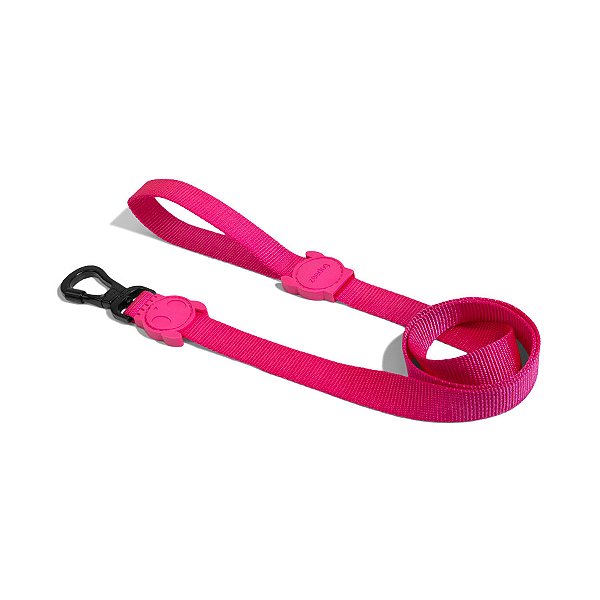 Guia Zee Dog Pink Led Pp P/ Cao