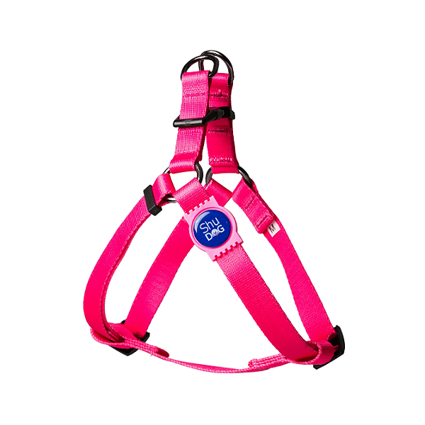Peitoral H C/guia Impulso Rosa Neon G Pc 40-67 Ct 62-107