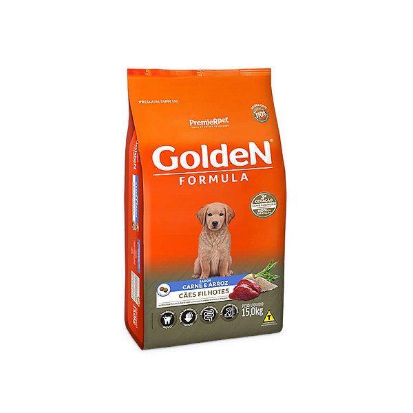 Golden Caes Filhote Carne 15kg