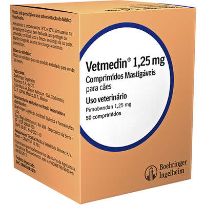 Vetmedin Cpr Mastigavel - 1,25mg