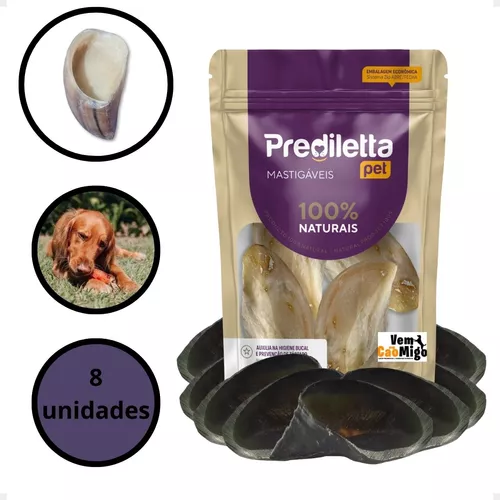 Petisco Mastigaveis Casco Bovino Prediletta 8 Und