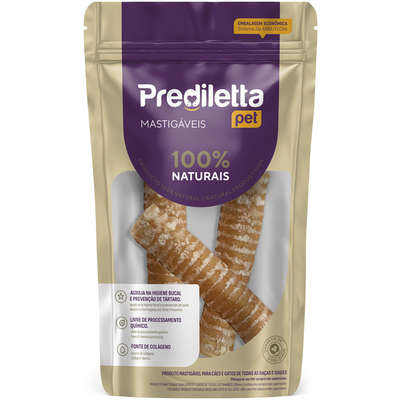Petisco Mastigaveis Traqueia Bovino Prediletta 3 Und