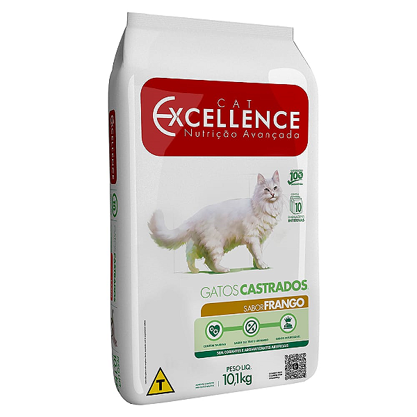 Cat Excellence Castrado Frango 10,1kg