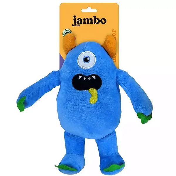 Mordedor Jambo Pelucia Galaxia Monstro Azul