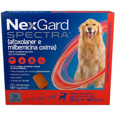 Antipulgas E Carrapatos Nexgard Spectra Gg 30,1-60kg 3 Comp