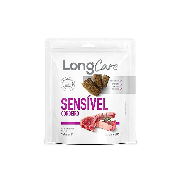 Petisco Avert Longcare Cordeiro 250g