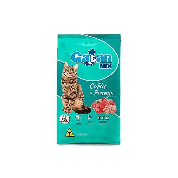 Gatan Mix Gatos Adulto Carne E Frango 20kg