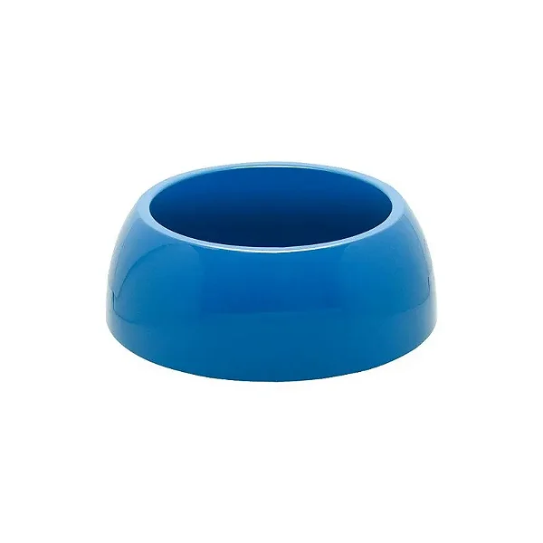Comedouro Plastico Elegance Furacao Pet N1 - Azul 600ml