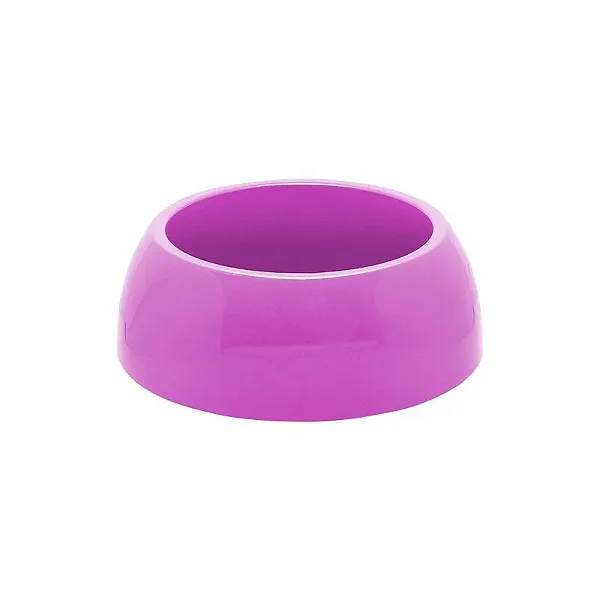 Comedouro Plastico Elegance Furacao Pet N2 - Rosa 600ml
