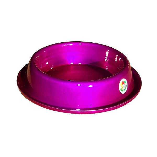 Tigela Vida Mansa Aluminio Violeta 200ml