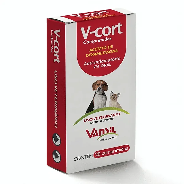 V Cort 0,5 Mg 20 Comp Vansil