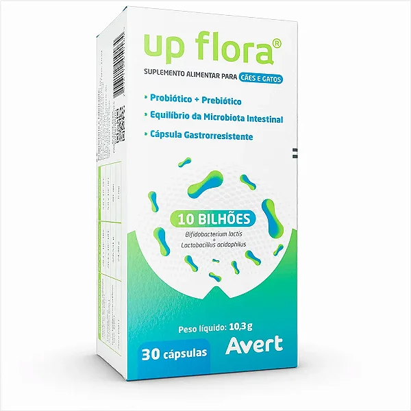 Avert Up Flora Suplemento Alimentar 30 Capsulas