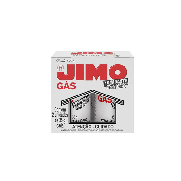 Dedetizador Gás Fumigante Jimo 2 unidades