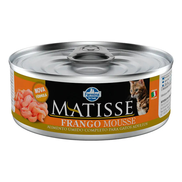 Ração Úmida Matisse Mousse Gatos Adultos Frango 85g