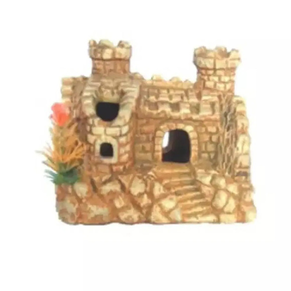 Enfeite Castelo Envelhecido Trema M