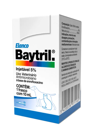 Baytril Injetavel 5% 10ml