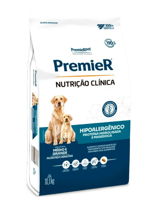 Premier Nutr Clin Caes Hipo Prot Hidro Med/grd Porte 10,1 Kg