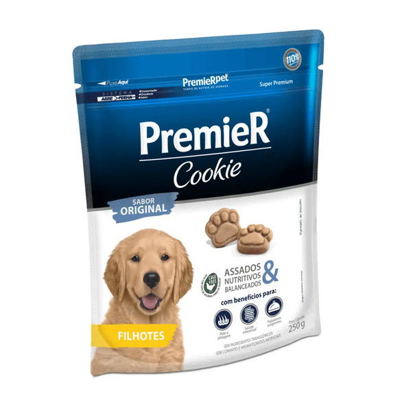 Premier Cookie Caes Fil 250g