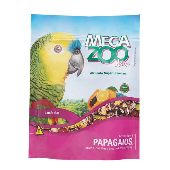 Ração para Papagaio Mix Megazoo 350g